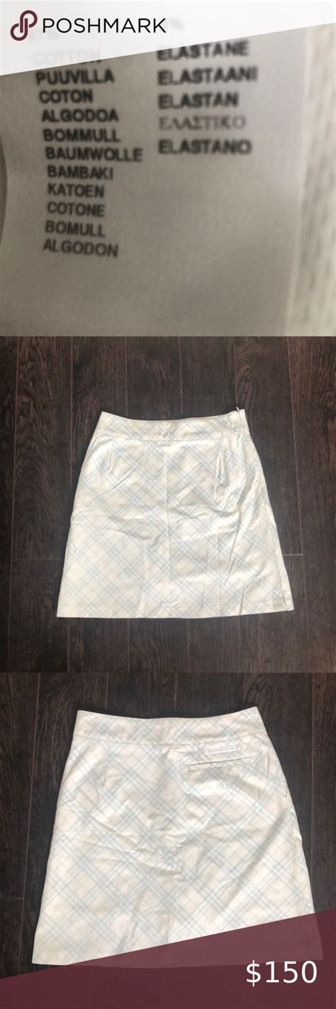 burberry golf plaid skirt lime yellow|More.